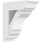 Ekena Millwork Standard Merced Architectural Grade PVC Bracket with Traditional Ends, 5"W x 12"D x 14"H BKTP05X12X14MRC01 - alternate 1